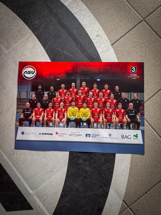Mannschaftsposter DINA2 - ASV Hamm - Westfalen Fanshop
