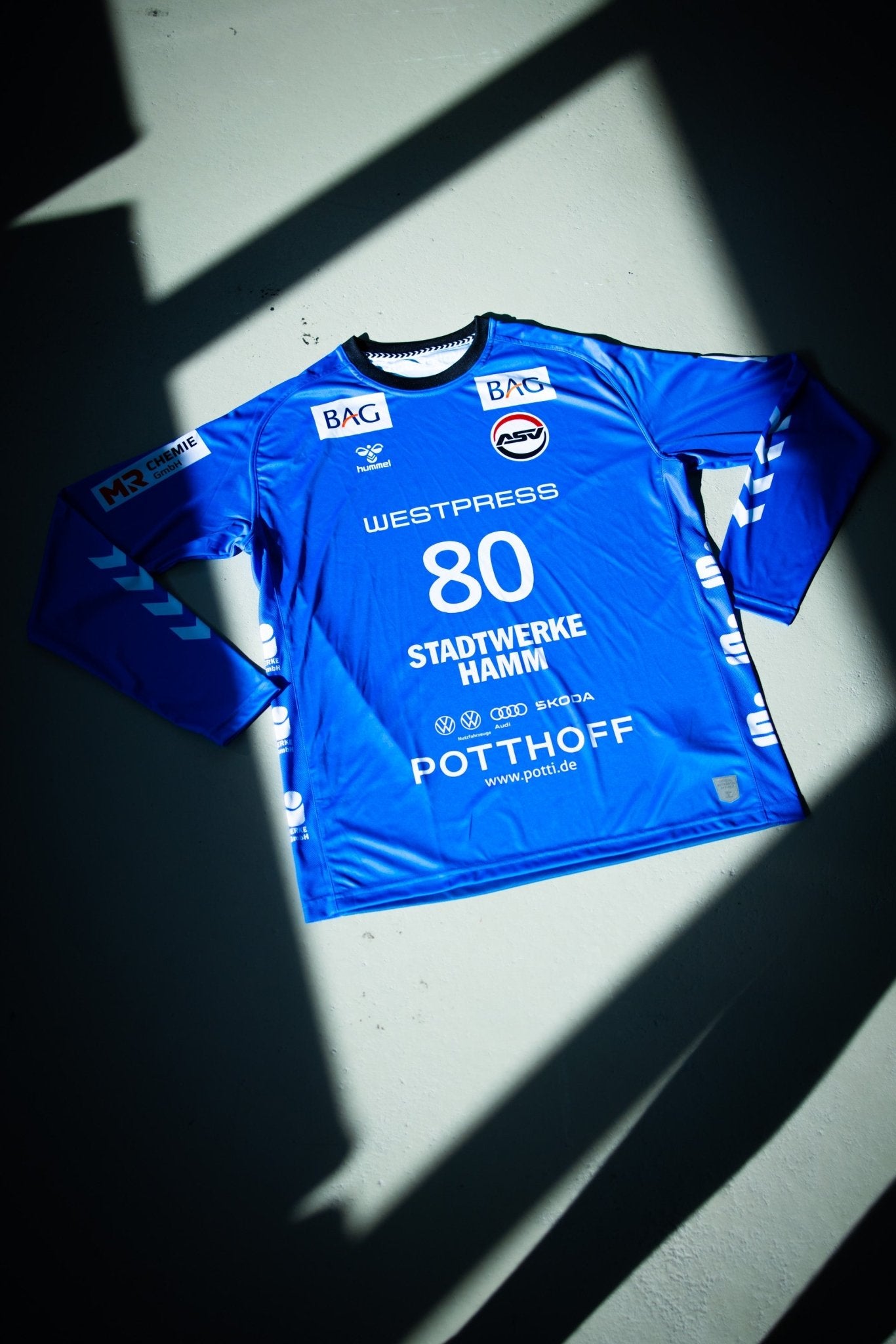 Torwarttrikot blau - ASV Hamm - Westfalen Fanshop