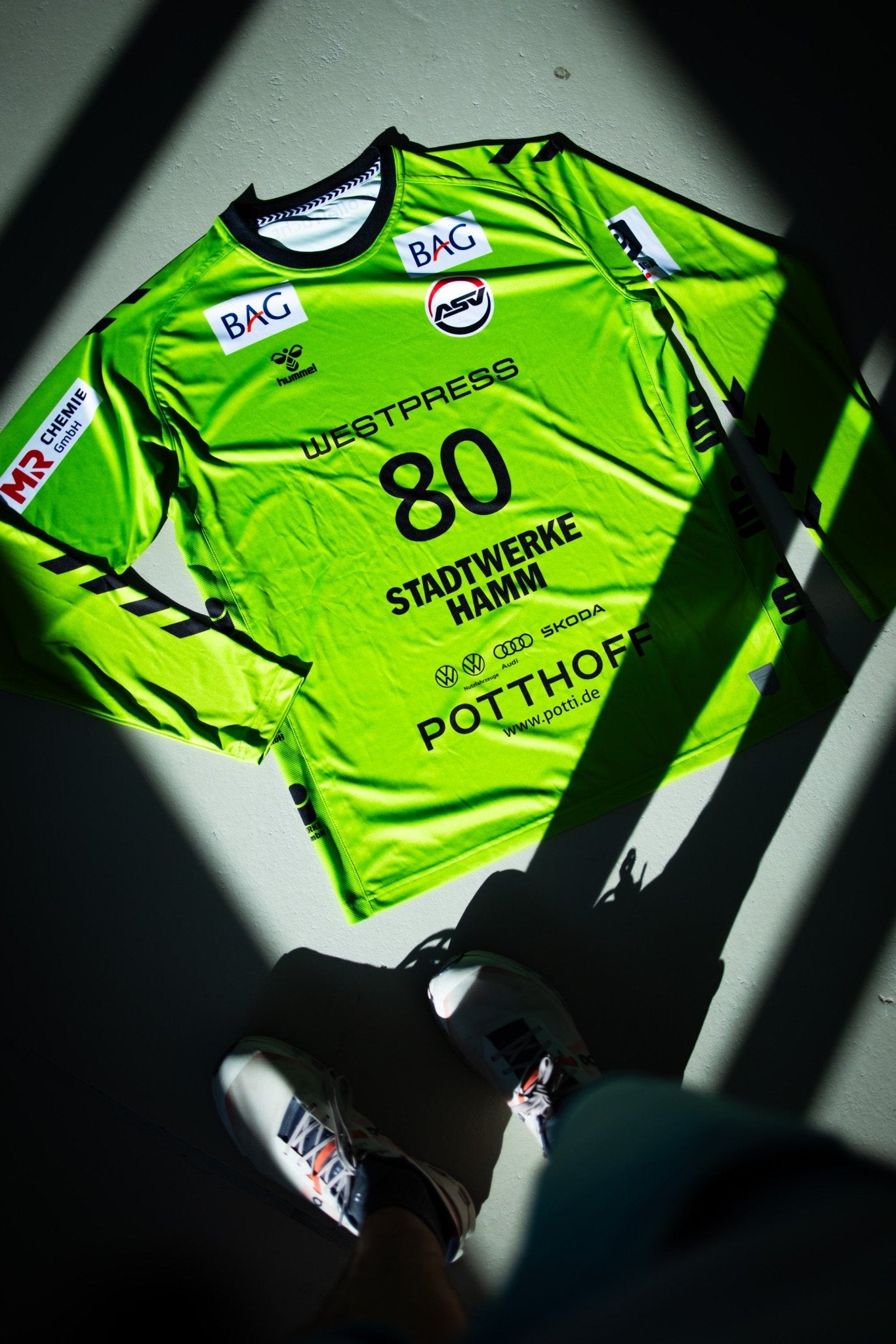 Torwarttrikot grün - ASV Hamm - Westfalen Fanshop